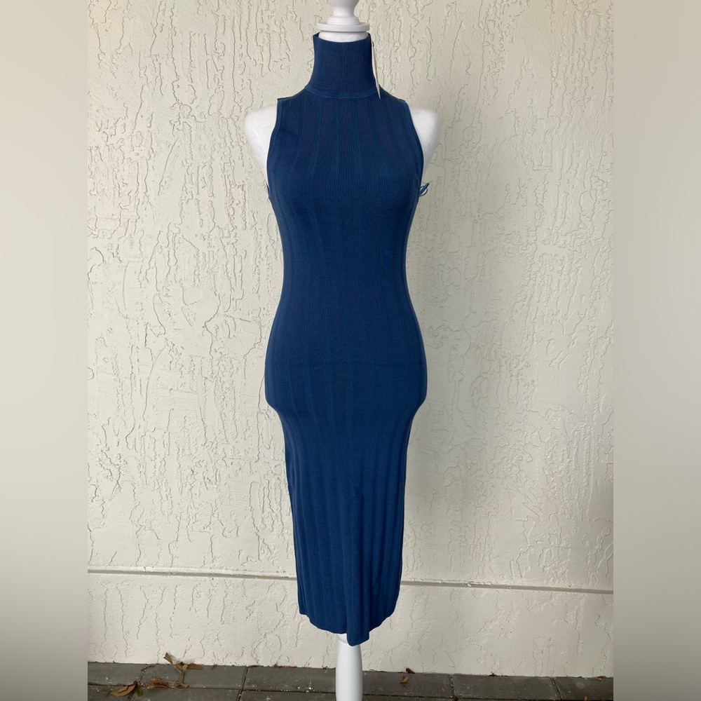L’AGENCE Turtle Neck Sweater Dress NWT S
